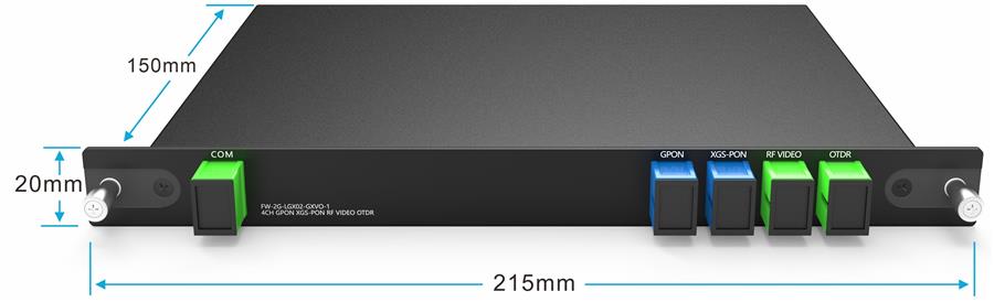 4CH WDM GPON XGS-PON RF Video And OTDR Plug-in LGX Box 4CH WDM GPON XGS-PON RF Video And OTDR Plug-in LGX Box