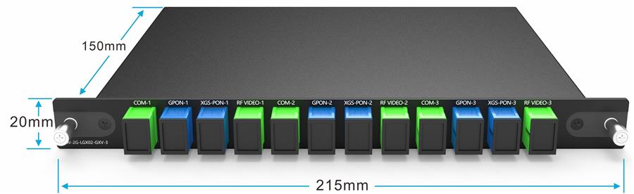 3CH WDM GPON XGS-PON