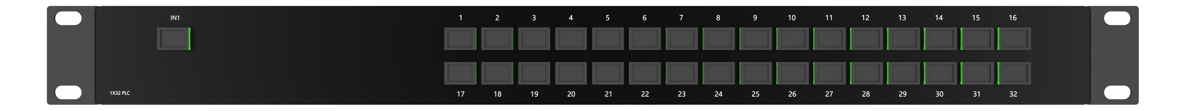 1*32 PLC SC/APC 1U Rack