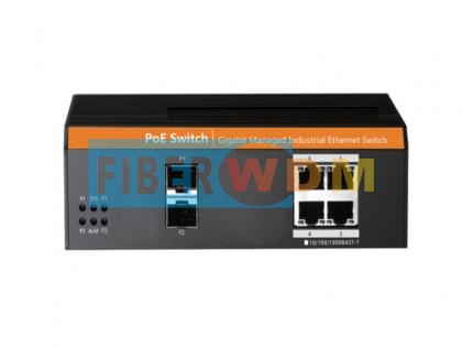  2-Optical 4-Electrical Ethernet Gigabit Industrial Switch  FW104GS-2F .