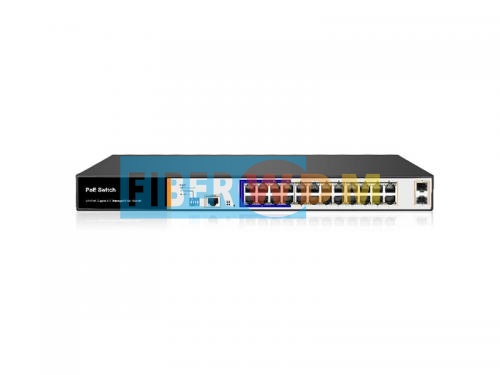  2-Optical 24-Electric Gigabit Management POE Switch FWPS2024GS .