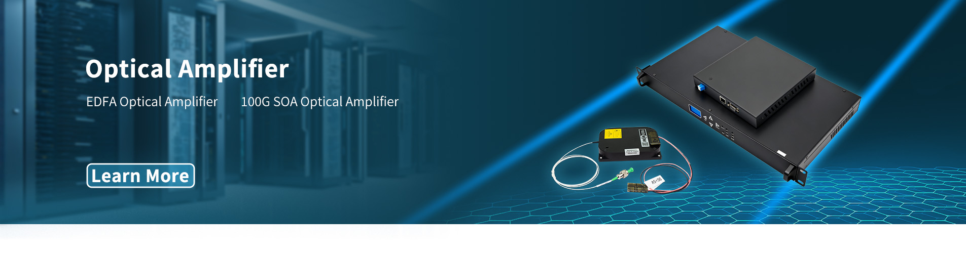  Edfa .Оптический усилитель 1U стойка