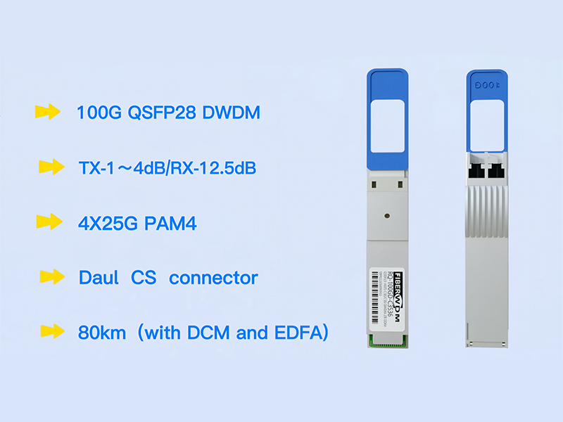 100G DWDM QSFP28 трансивер